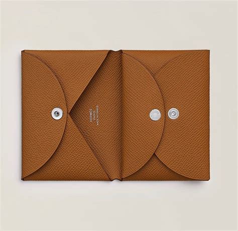 hermes calvi duo card holder.